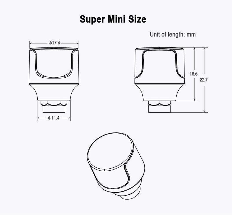 Foxeer 2pcs FPV Antenna Lollipop V4 5.7G 2.6dBi Super Mini RHCP Stubby Antenna SMA Male for RC Drone FPV Racing Quadcopeter Multicopter TX/RX (White) … - Image 3